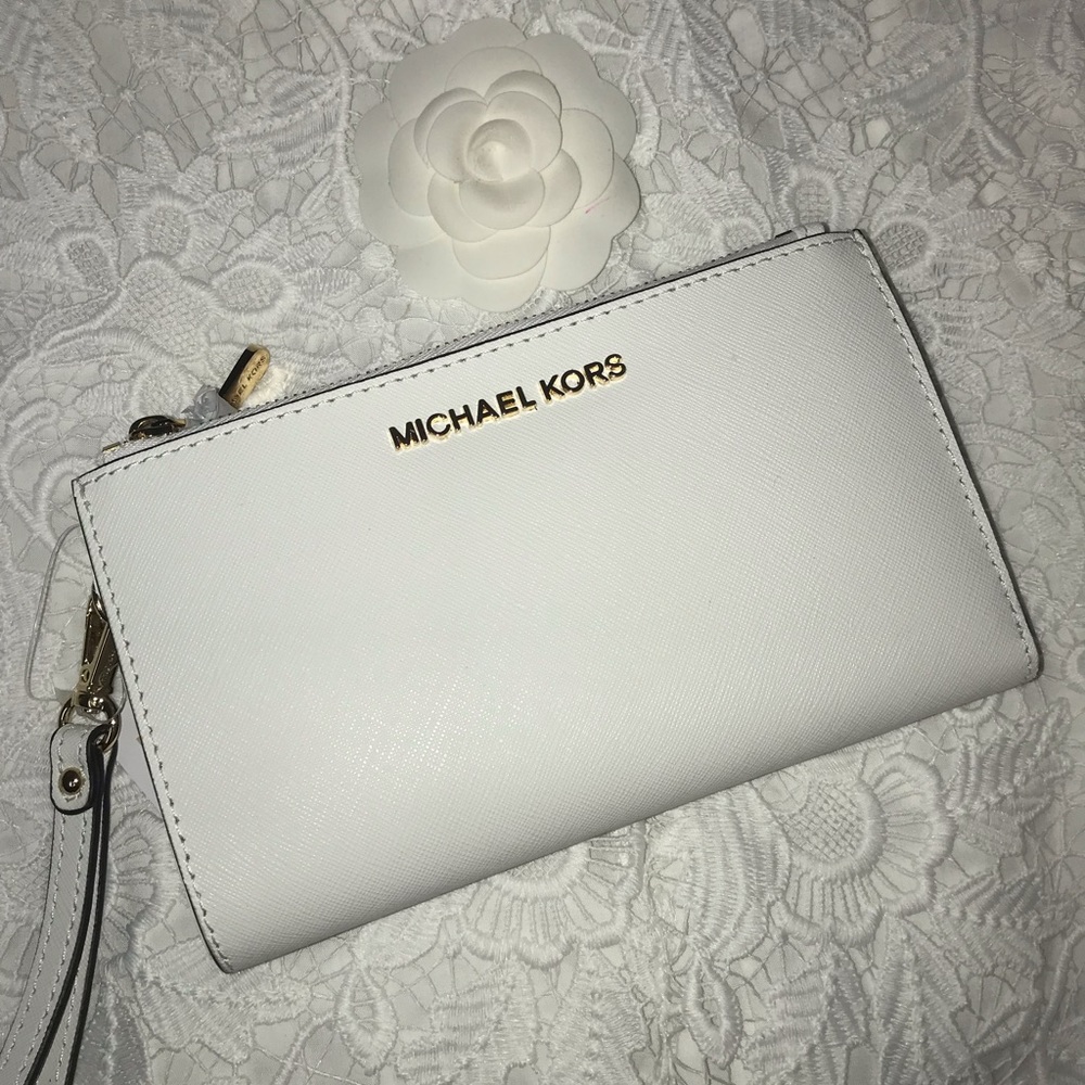 Michael Kors JET SET Double Zip Wallet Wristlet